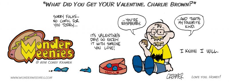 Wonder Weenies :: Hope you all have a good Valentine's Day... and that your sweety's as sweet as mine!