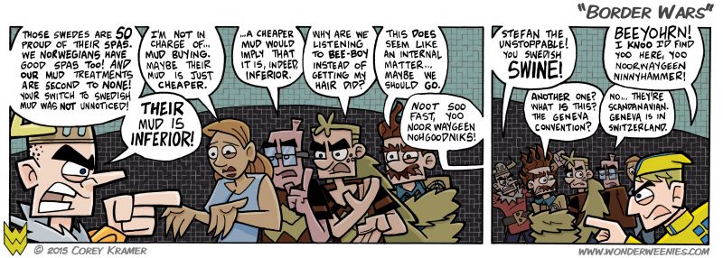 Wonder Weenies :: It is starting to feel like all of Europe is showing up for a spa day... the worst part is I have to juggle writing all these accents, don'tchaknow. 