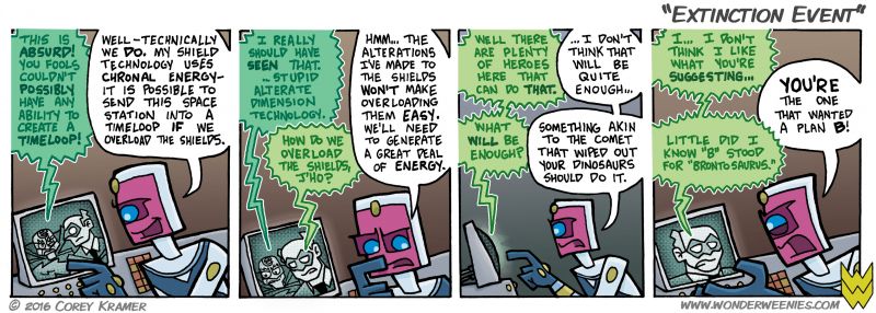 Wonder Weenies :: Yeah, yeah... I know that technically there is no such thing as a Brontosaurus anymore... but if I am old enough to still think of it as a genuine dinosaur, so is Super Sahlstrom.