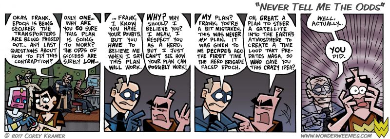 Wonder Weenies :: It seems there might be layers to this tale that we are not privy to. That, or I just wanted to draw a 'Home Alone' face.