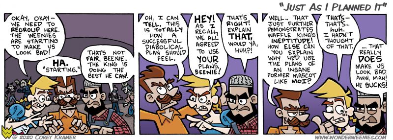 Wonder Weenies :: Dissention in the ranks! Something tells me that Beenie had this planned from the get go... 