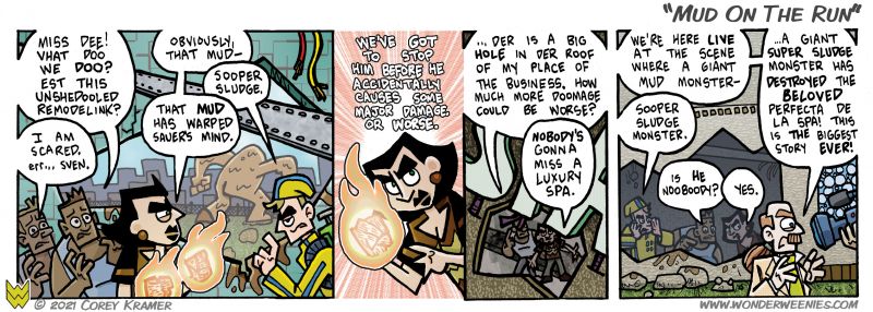 Wonder Weenies :: I really like the different angles in today's strip. Hopefully I pulled them off well enough. 