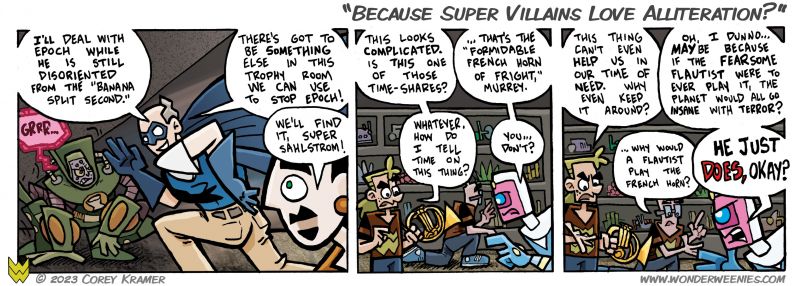 Wonder Weenies :: Sometimes super villains are just weirdos. 