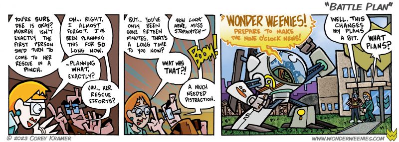 Wonder Weenies :: Well. I guess we know what they did to HeatherCopter now. 