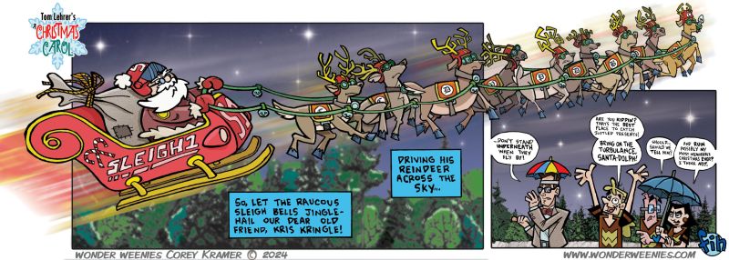 Wonder Weenies :: Merry Christmas and Happy Holidays everybody! Watch your step! 