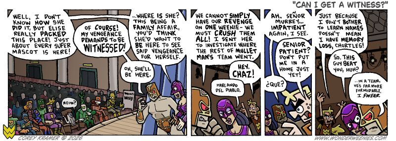 Wonder Weenies :: That cat gets invited to everything... how does it get such good seats?