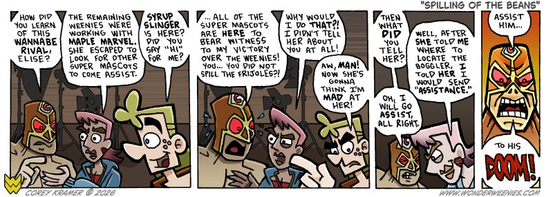 Wonder Weenies :: I think Murrey respects Maple Marvel. Not enough to remember her name, mind you... 
